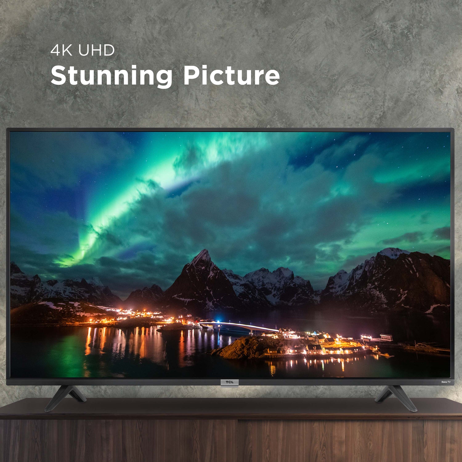 43" Class 4-Series 4K UHD HDR Roku Smart TV - 43S431