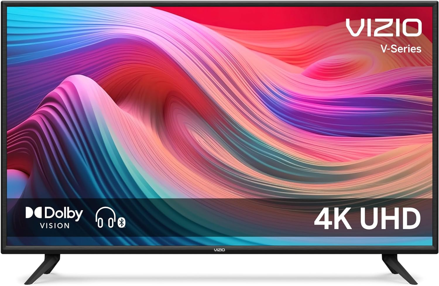 50-Inch V-Series 4K UHD LED Smart TV with Voice Remote, Dolby Vision, HDR10+, Alexa Compatibility, 2022 Model