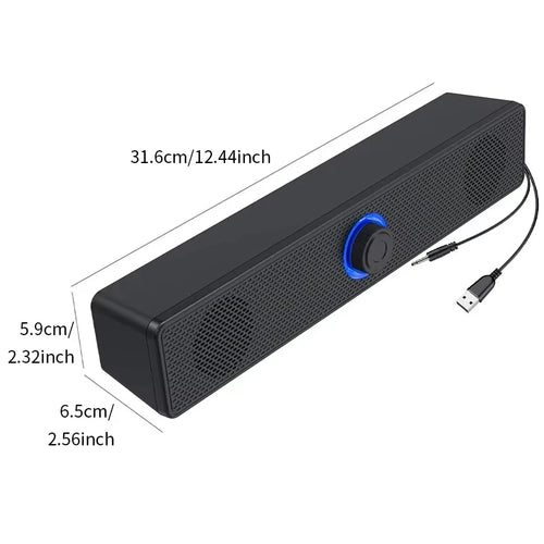 Long Wired Bluetooth Small Speaker Double Speakers High Volume