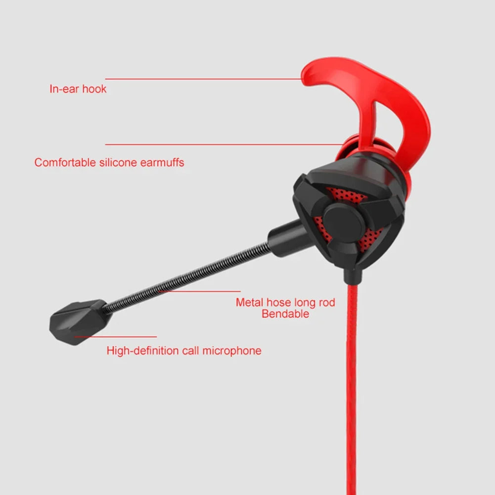 Headset Gamer Headphones Wired Earphone Gaming Earbuds With Mic For