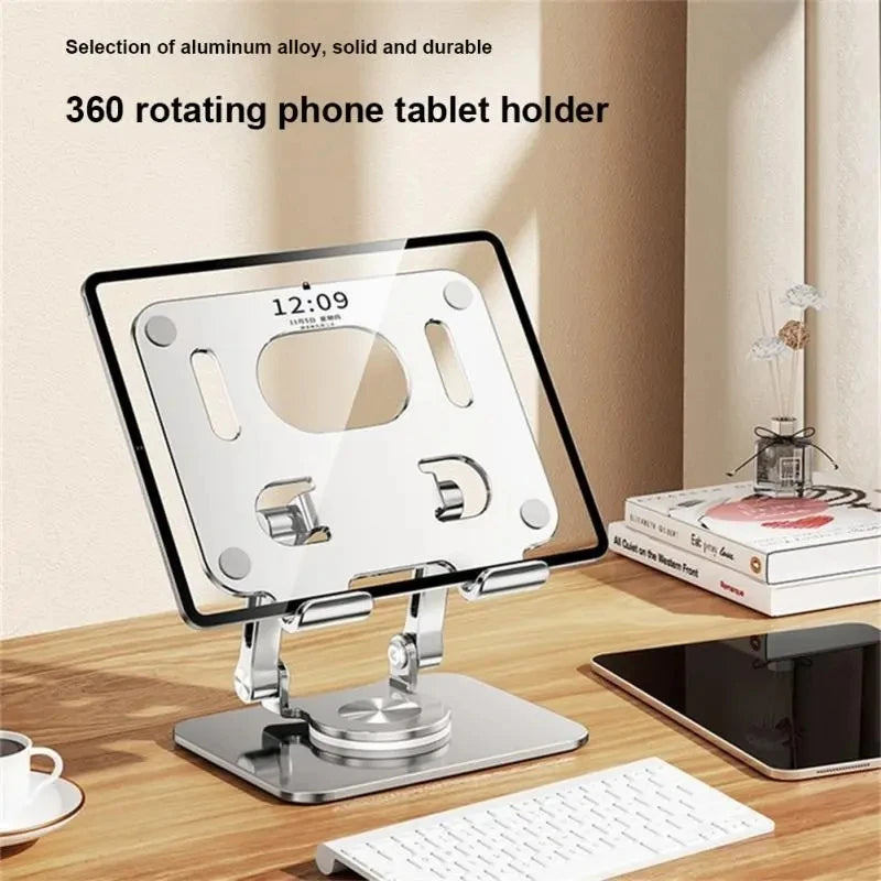 360 Tablet Desk Mobile Phone Holder Stand Adjustable Aluminum Alloy