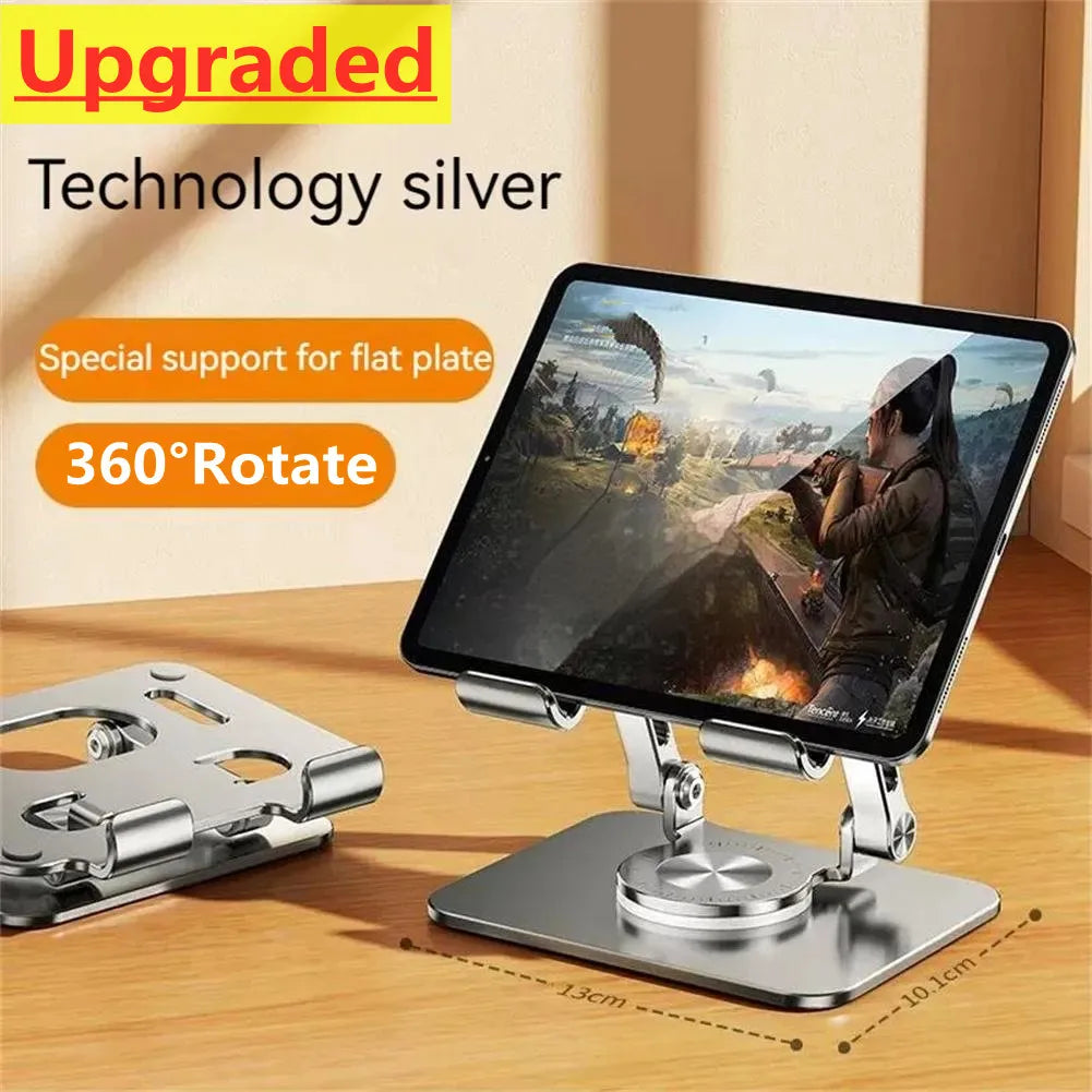 360 Tablet Desk Mobile Phone Holder Stand Adjustable Aluminum Alloy