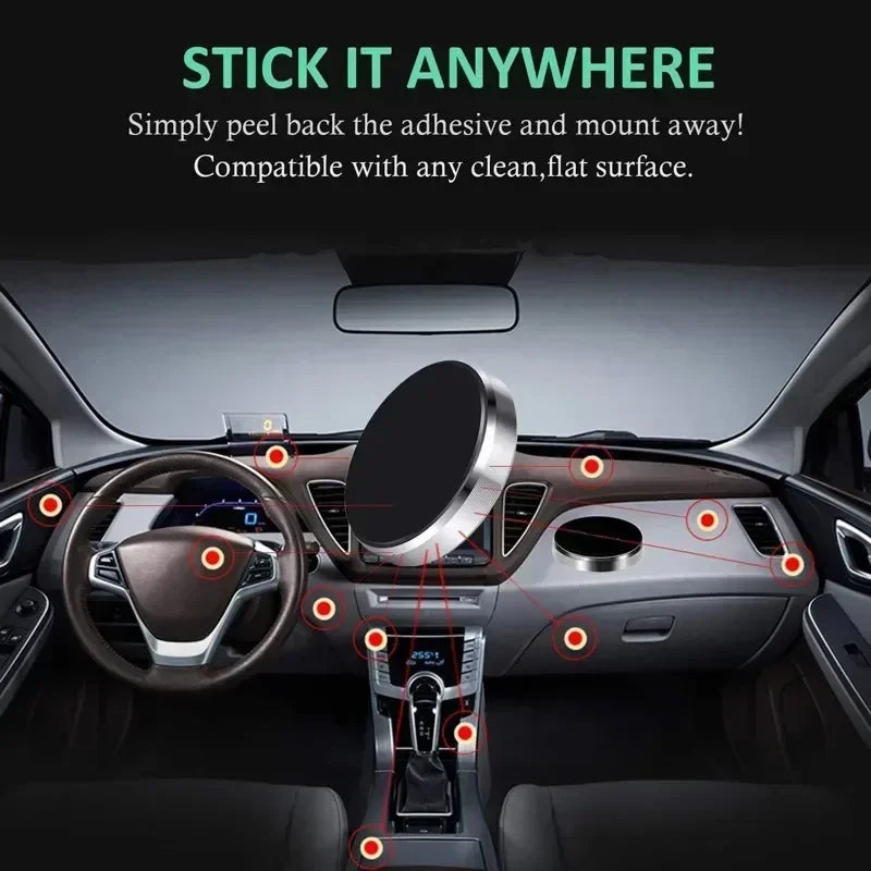 Universal Magnetic Car Phone Holder Magnet Mount Bracket Stick on Car