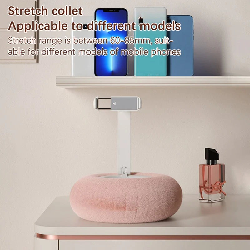 Mobile Phone Pillow Holder Bed Sofa Lap Adjustable Soft Pillow Stand for Iphone Xiaomi Redmi Huawei Oppo 4.7In-7.0In