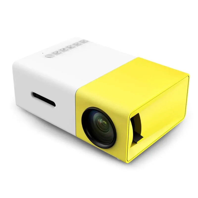 YG300 Mini LED Projector Yg300 Upgraded Version 1000 Lumen 320X240P Hdmi-Compatible USB Audio Home Media Player Beamer